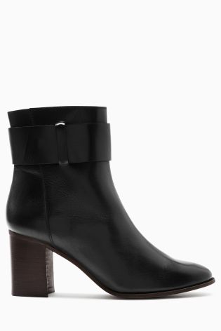 Signature Leather Strap Boots